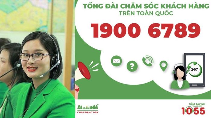 Số tổng đài chăm sóc khách hàng của taxi Mai Linh