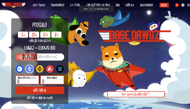 Base Dawgz Ra Mắt Chương Trình Presale