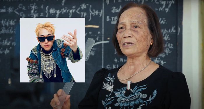 Hình ảnh của cô Trình xuất hiện trong MV Đam Mê của Double2T