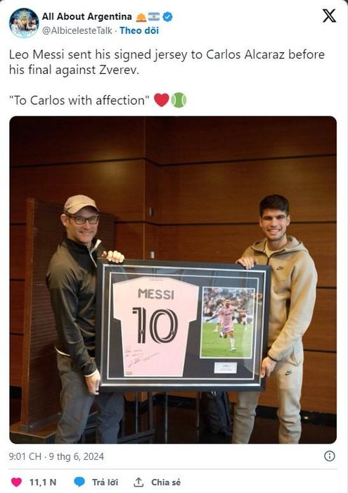Lionel Messi gửi quà đặc biệt đến người hâm mộ trung thành của Real Madrid 478222