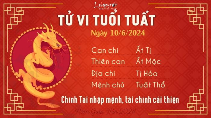 Công việc cho tuổi Tuất không gặp nhiều trở ngại, mọi thứ diễn ra thuận lợi và bạn có thể tìm ra giải pháp cho những vấn đề trước đó.