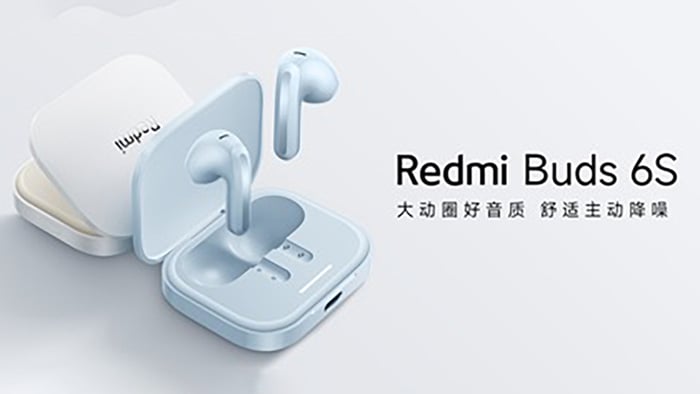 Tai nghe Redmi Buds 6S chính thức ra mắt