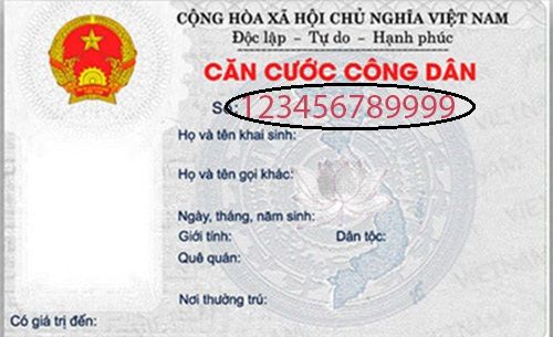 số căn cước công dân