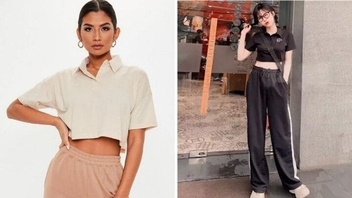 Các chiếc áo polo dáng croptop dễ dàng kết hợp với quần thể thao. Bộ trang phục này không chỉ giúp bạn khoe vóc dáng mảnh mai mà còn tạo ra hiệu ứng làm dài đôi chân. Bạn có thể mặc áo polo dáng croptop khi tập thể thao, đi dạo phố, hoặc hẹn hò...