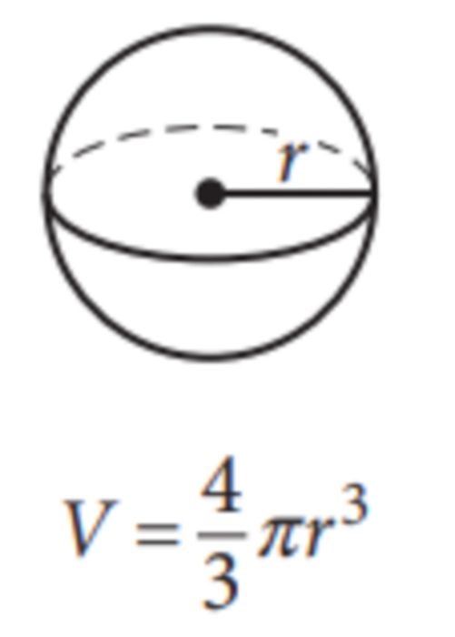 Volume of a Sphere