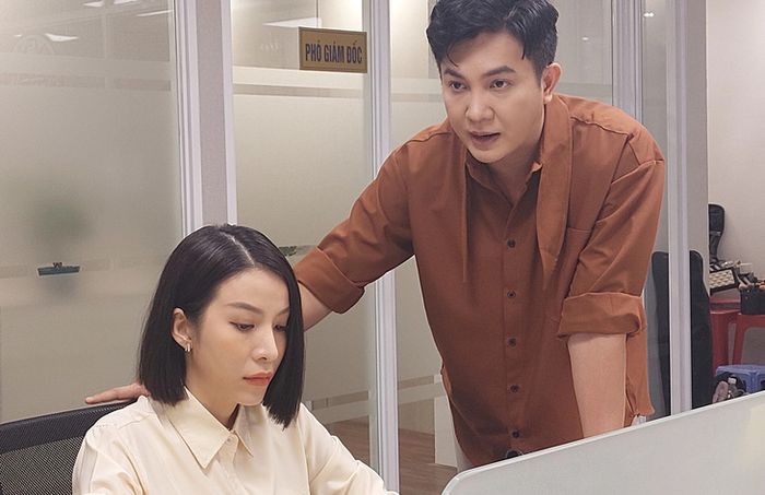 Hình ảnh Ngô Phương Anh và Lê Nguyên Bảo trong bộ phim 'Đừng khóc anh đây rồi' - Ảnh: HOÀNG LÊ