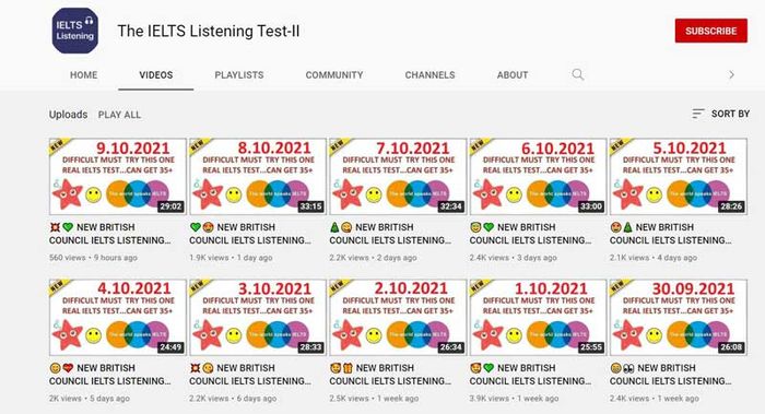 Bài thi IELTS Listening – II