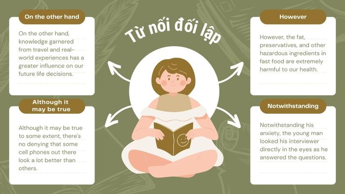 cụm từ nối trong viết