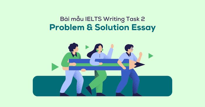 Sample problem and solution essay with accompanying vocabulary