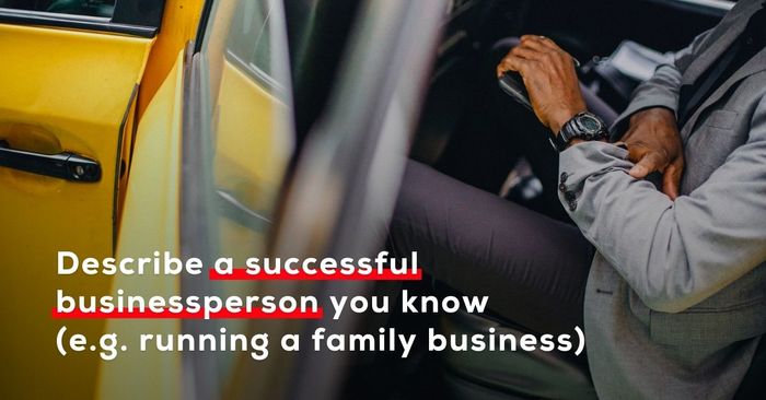 portray a successful businessperson you know for instance managing a family enterprise