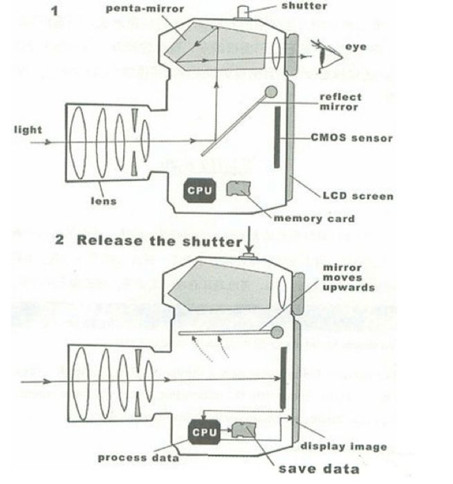 How a digital camera operates