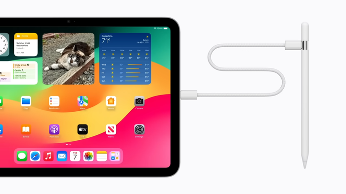 Bước kết nối Apple Pencil (USB-C) với iPad 2