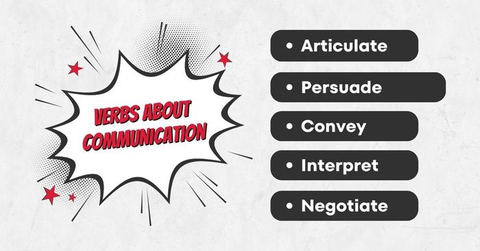 Verbs about IELTS Speaking Part 1 Topic Communication