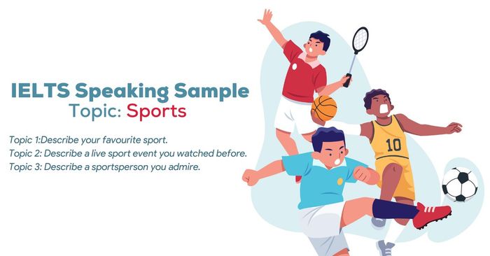 ielts speaking topic sports sample with vocabulary part 1 2 3