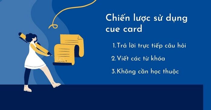 chiến lược tận dụng tối đa 1 phút chuẩn bị với cue card