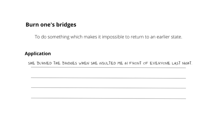 idiom-burn-my-bridges-flashcard-rear