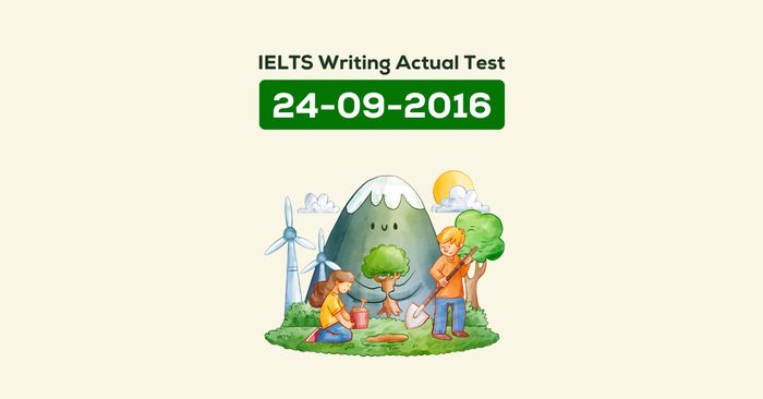 bài mẫu ielts writing chủ đề môi trường đề thi ngày 24092016