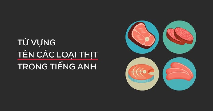 Danh sách tên các loại thịt bằng tiếng Anh kèm theo một đoạn hội thoại mẫu