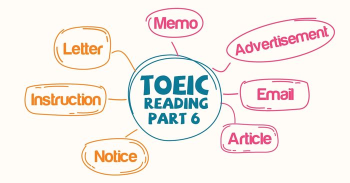 tổng quan về phần thi toeic reading part 6 và một số điều cần chú ý