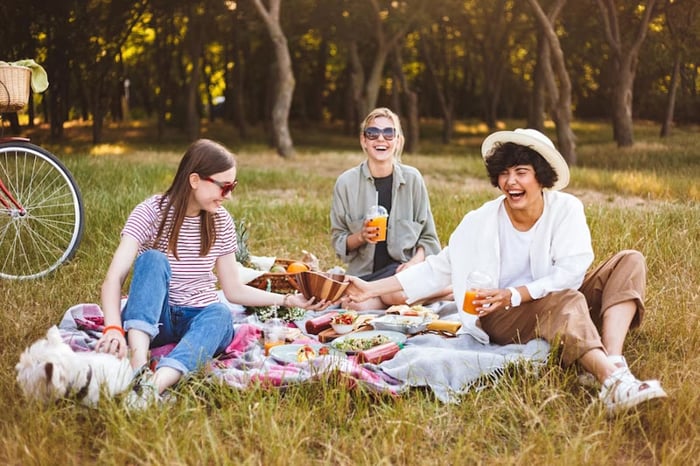 Enjoy an outdoor meal