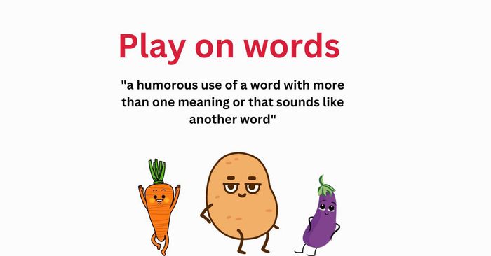 What is the meaning of Play on words?