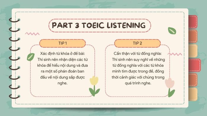 Chiến lược thực hiện Phần 3 TOEIC Listening