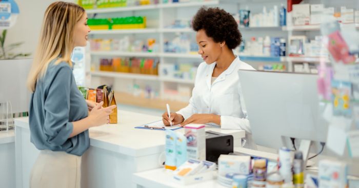 Communicating in English when selling medication