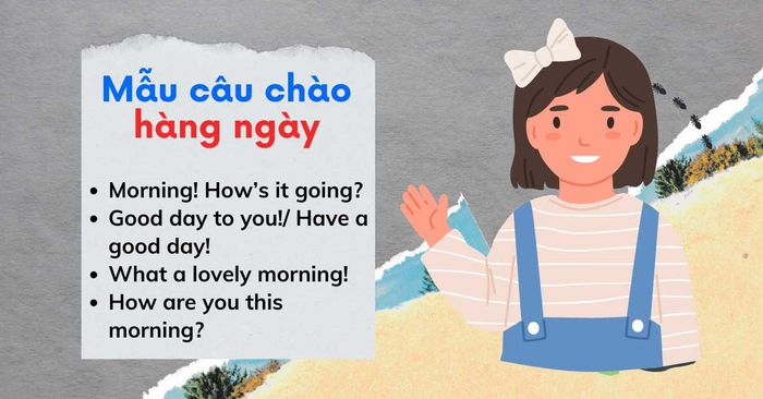 Everyday English morning greeting phrases