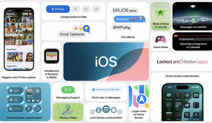 iOS 18 đang trong quá trình thử nghiệm cho các nhà phát triển.