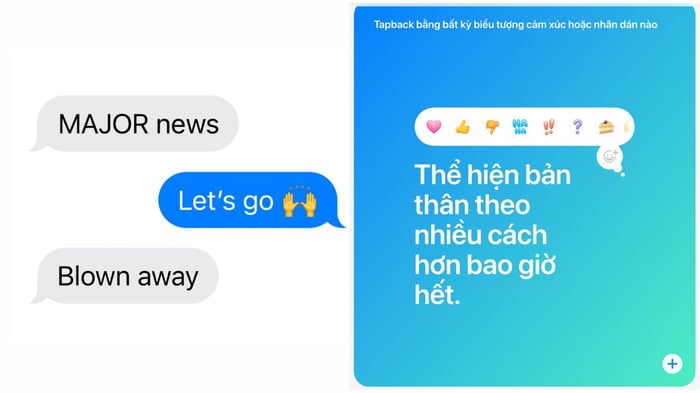 iOS 18 tiếp tục cải tiến iMessages