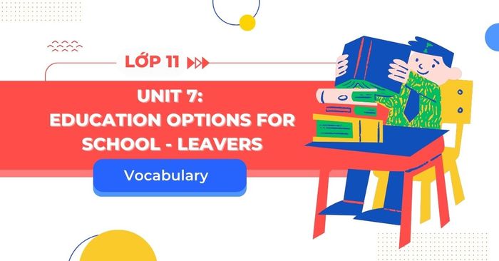 vocabulary English 11 Unit 7 education options for school leavers global success