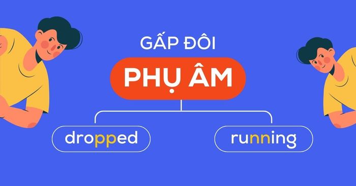 Quy tắc gấp đôi phụ âm: Định nghĩa và bài tập có đáp án