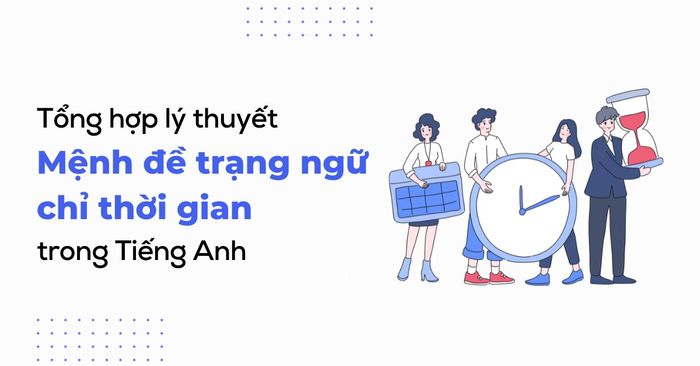 ly thuyết về mệnh đề trạng ngữ biểu thị thời gian adverbial clause of time