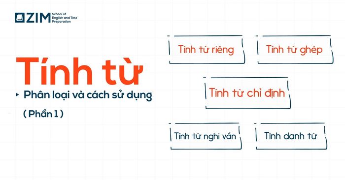 tổng hợp các loại từ miêu tả adjective trong tiếng Anh và bài tập áp dụng