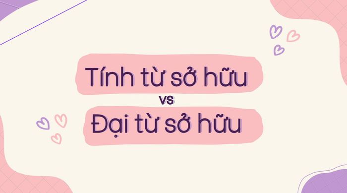 Tính từ sở hữu và đại từ sở hữu