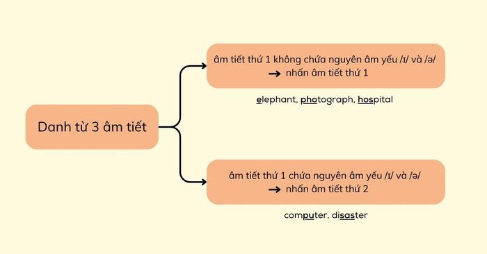 Danh từ có 3 âm tiết