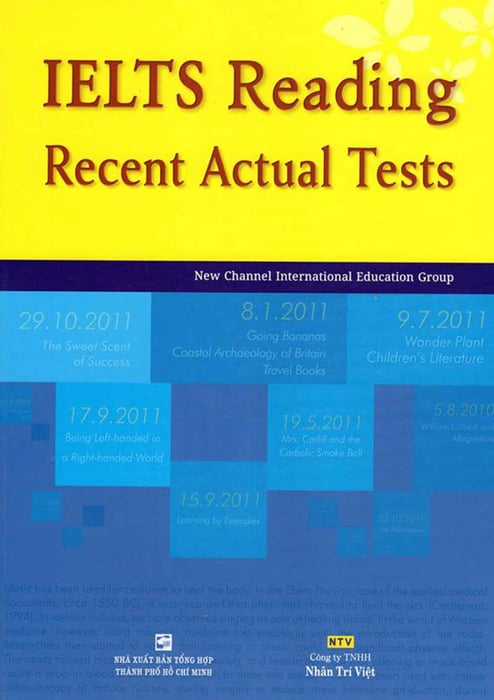 IELTS Reading Recent Actual Tests Cover