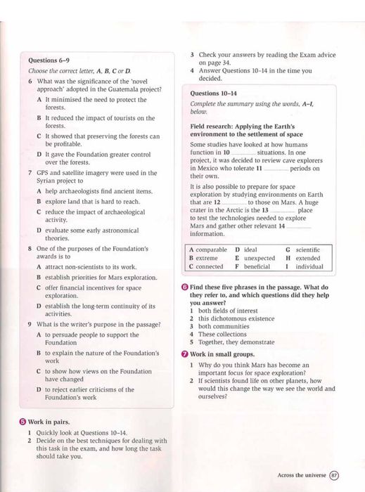 Guide on using the Complete IELTS Bands 6.5-7.5 Student's Book