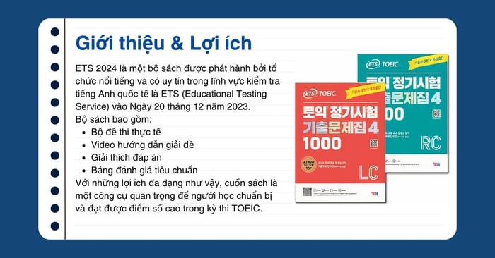 Giới thiệu về bộ sách ETS 2024