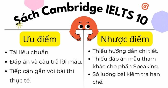 Ưu - nhược điểm của Cambridge IELTS 10