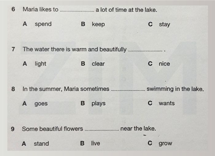 content-of-page-16-cambridge-key-english-test