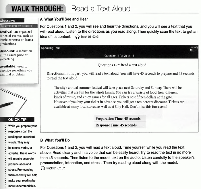 đánh giá và hướng dẫn sử dụng cuốn sách Collins Skills for the TOEIC Test - Kỹ năng Viết và Nói - Phần 2