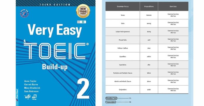 quyển sách ngữ pháp TOEIC RẤT DỄ DÀNG TOEIC 2