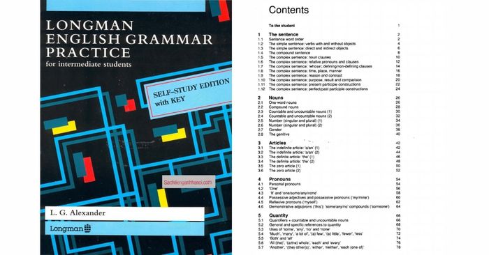 Bộ sách Longman English Grammar Practice Intermediate tự học