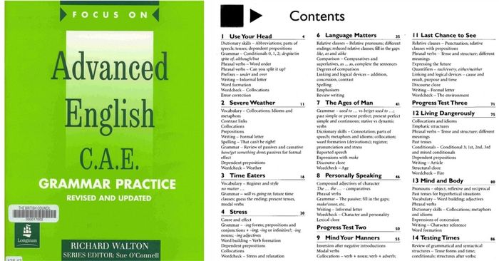 Thực hành Ngữ pháp Tiên tiến Tiếng Anh CAE