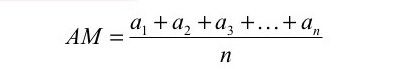 mathematical examination-arithmetic average