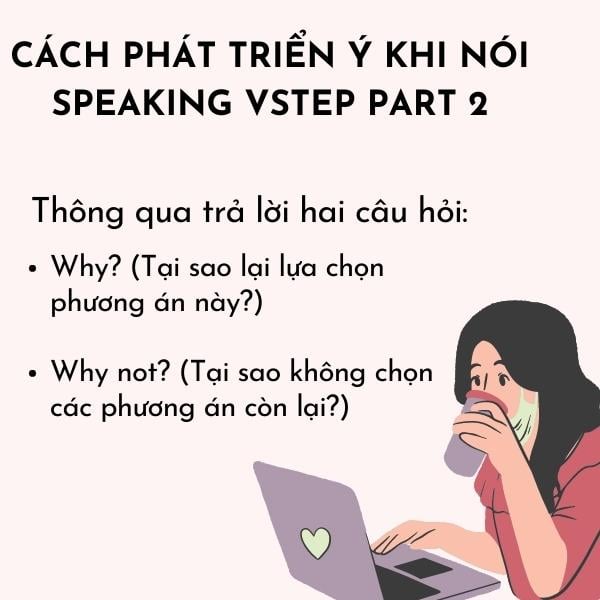 Cách phát triển ý khi tham gia phần thi Speaking VSTEP part 2