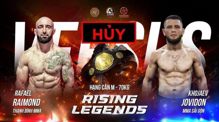 Trận đấu ở LION Championship 14 giữa các võ sĩ nước ngoài bị hủy, Khojaev thể hiện tâm trạng buồn bã
