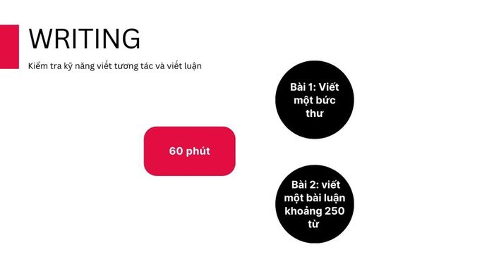 Chi tiết cấu trúc bài thi Viết VSTEP