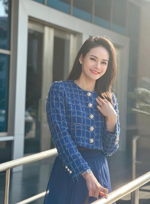 MC Thu Hương luôn giữ vẻ trẻ trung.